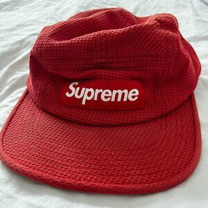 Supreme Red Box Logo Camp Hat Season 2011